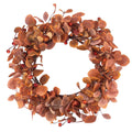 Fall Wreaths for Front Door, 22" Artificial Eucalyptus Leaves Autumn Wreaths Modern Farmhouse Fall Decoration for Home