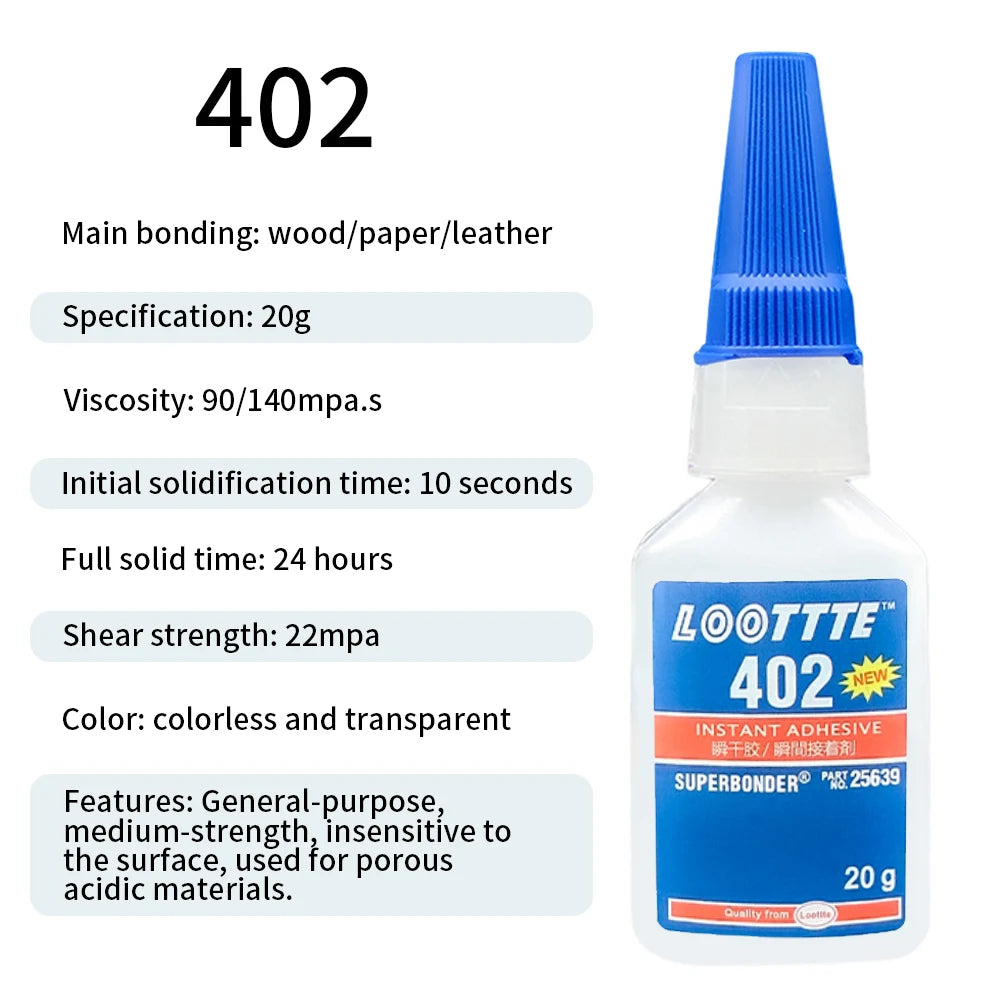 20Ml 401 460 Instant Strong Glue Universal Super Glue Mighty Instant Glue Instant Colorless Adhesive Glue Tools