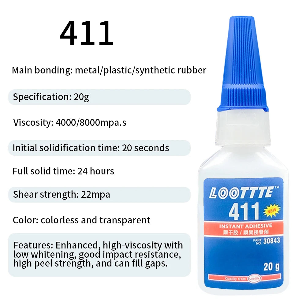 20Ml 401 460 Instant Strong Glue Universal Super Glue Mighty Instant Glue Instant Colorless Adhesive Glue Tools