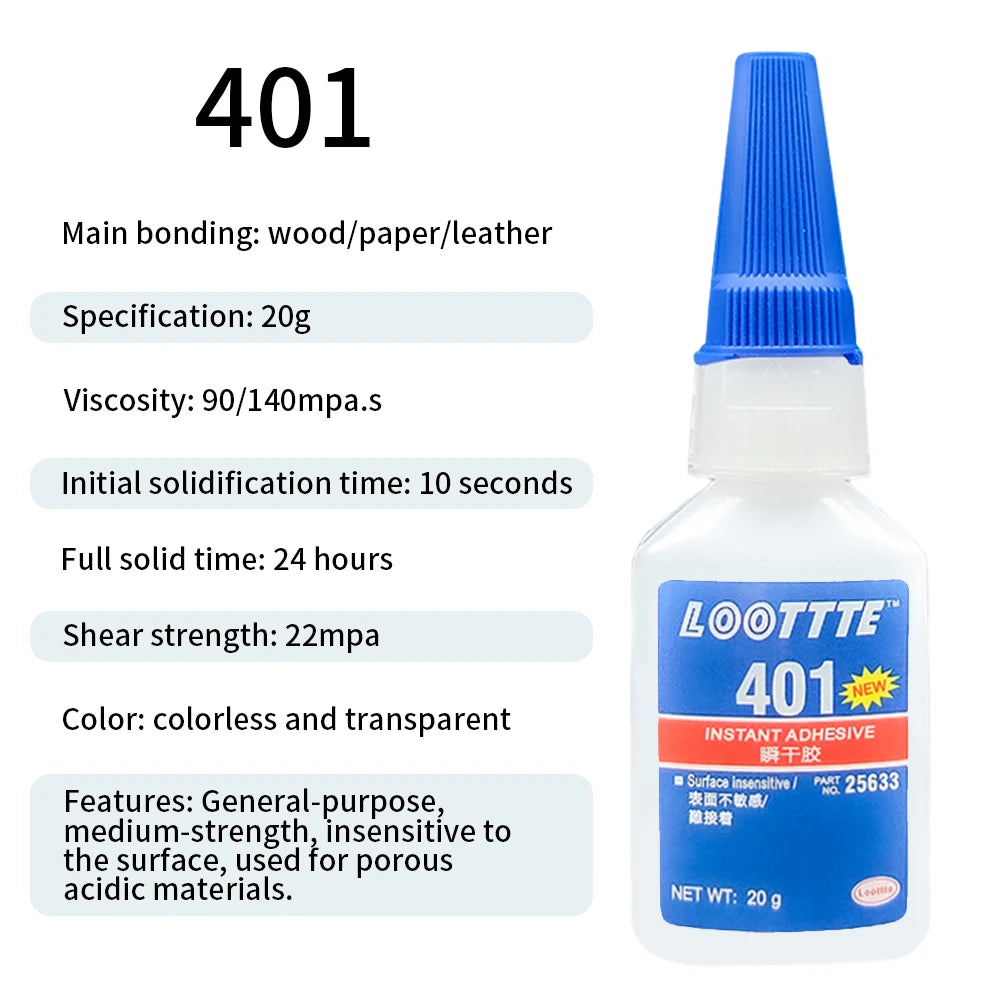 20Ml 401 460 Instant Strong Glue Universal Super Glue Mighty Instant Glue Instant Colorless Adhesive Glue Tools